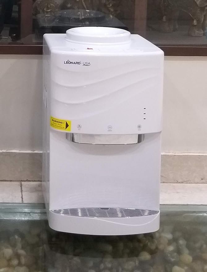 LEONARD USA Hot, Cold and Normal Table Top Water Dispenser (Based on American Technology) (White, 347 X 403 X 600 mm) - Image 5